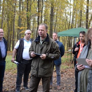 Czech Marteloscope visit with EU Forest Directors