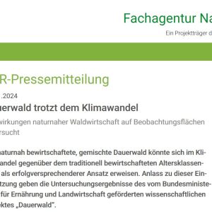 Press release: FNR-Pressemitteilung