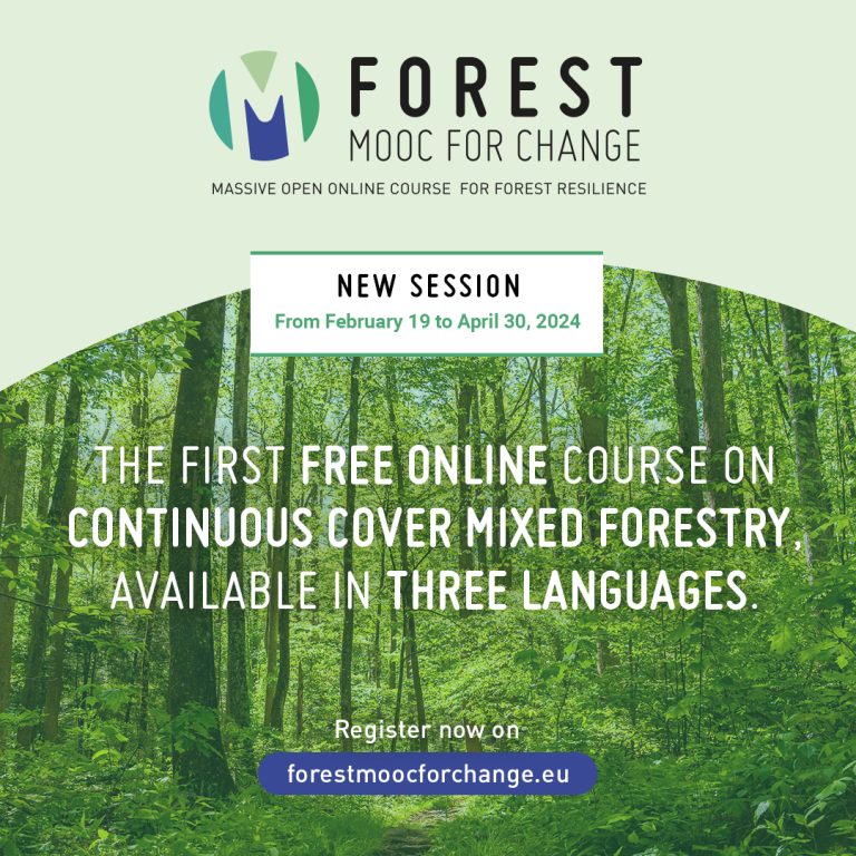 ForestMoocForChange: the first free online course on Continuous Cover Forestry (CCF)!
