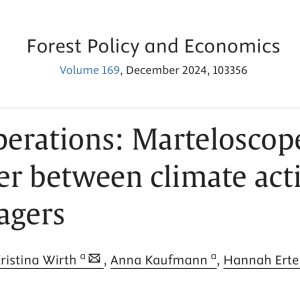 Can Marteloscopes be sites of encounter between climate activists and forest managers?