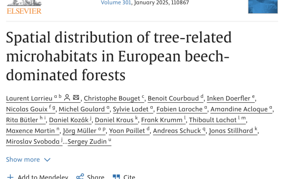 New research on tree-related microhabitats in Europe