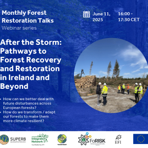 Upcoming Webinar: “After the Storm: Pathways to Forest Recovery and Restoration in Ireland and Beyond”