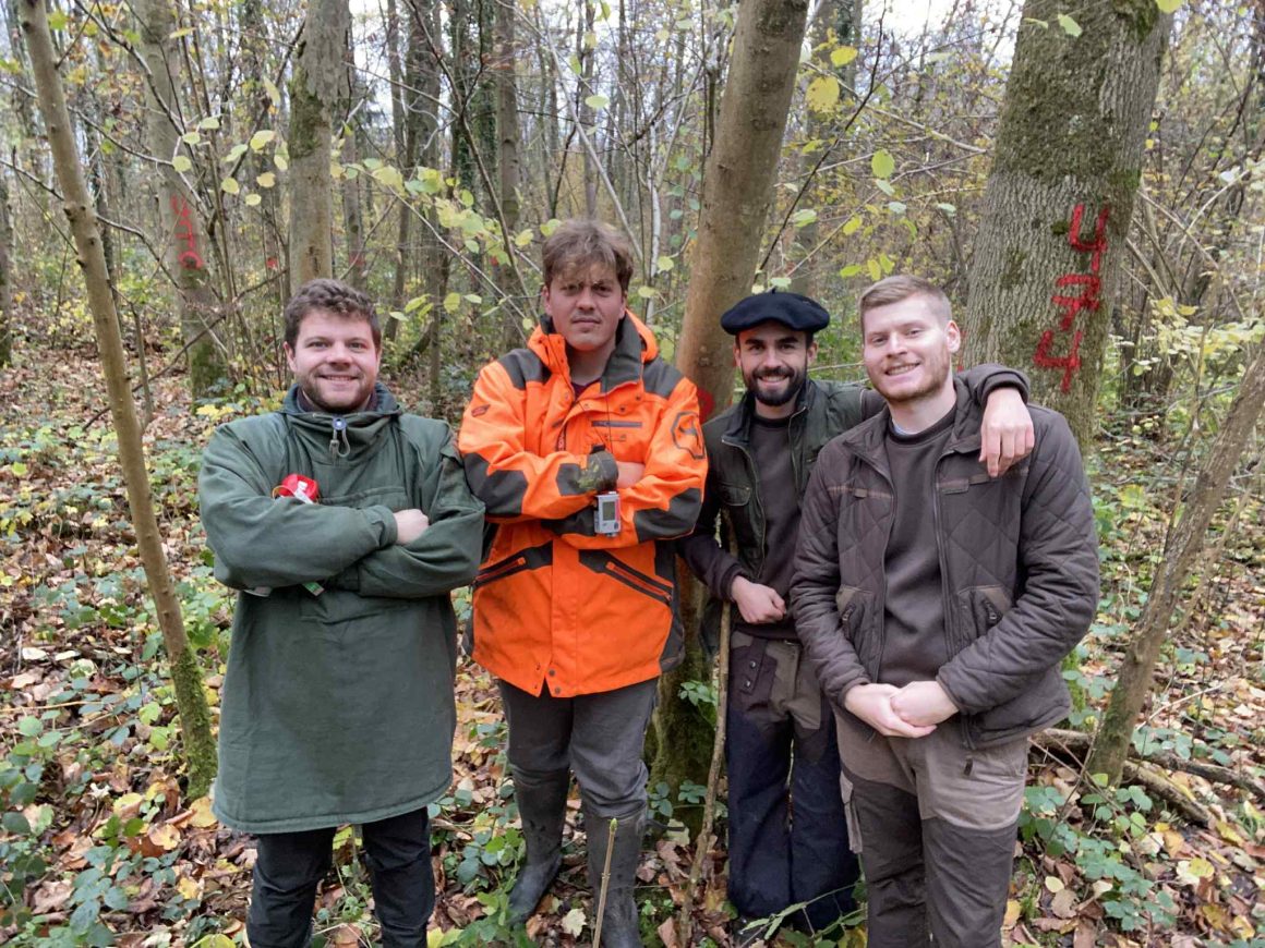 Five Students, One Mission: To Set-up a New Belgian Marteloscope
