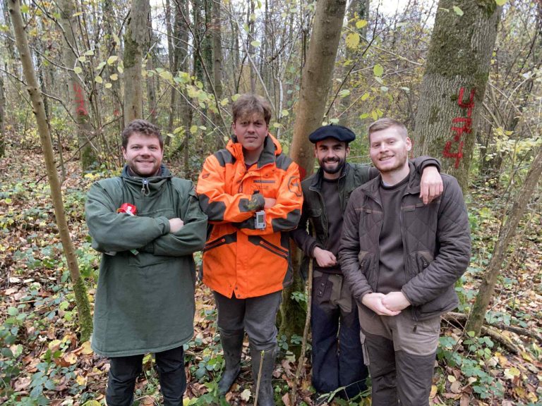 Five Students, One Mission: To Set-up a New Belgian Marteloscope
