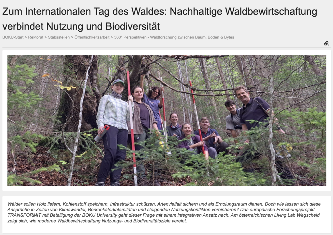 International Day of Forests: “Sustainable forest management combines resource use and biodiversity conservation”