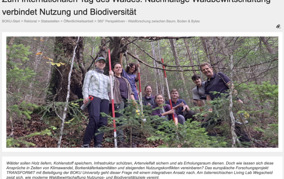 International Day of Forests: “Sustainable forest management combines resource use and biodiversity conservation”